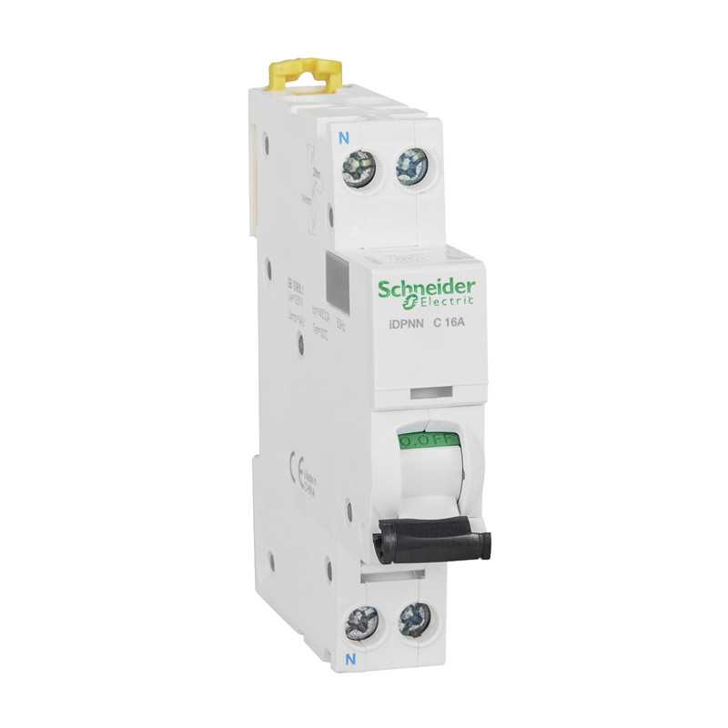 iDPNN “相线+中性线”小型断路器, 1P+N, C曲线, 16A, 230V, 6kA 